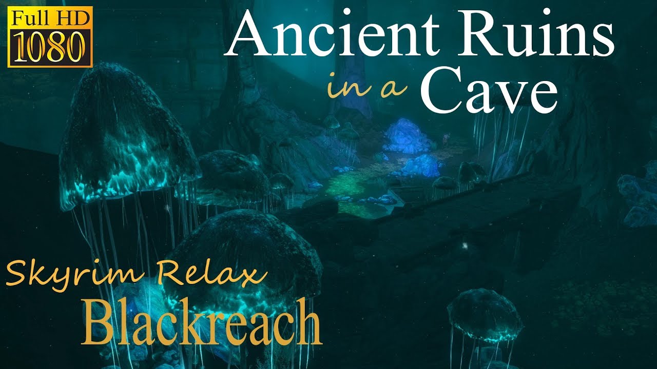 Ancient Ruins in a Cave • Skyrim Relax (ASMR) • Blackreach • Sleep Relaxation & Ambient Sounds