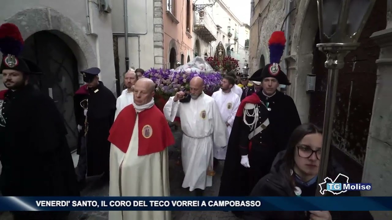 Venerdì Santo, il coro del Teco Vorrei a Campobasso