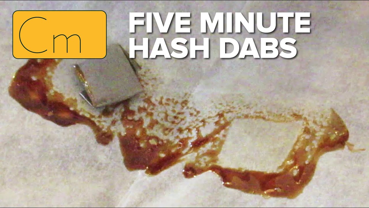 Turning &euro;5 hash into full melt Dabs in 5 minutes