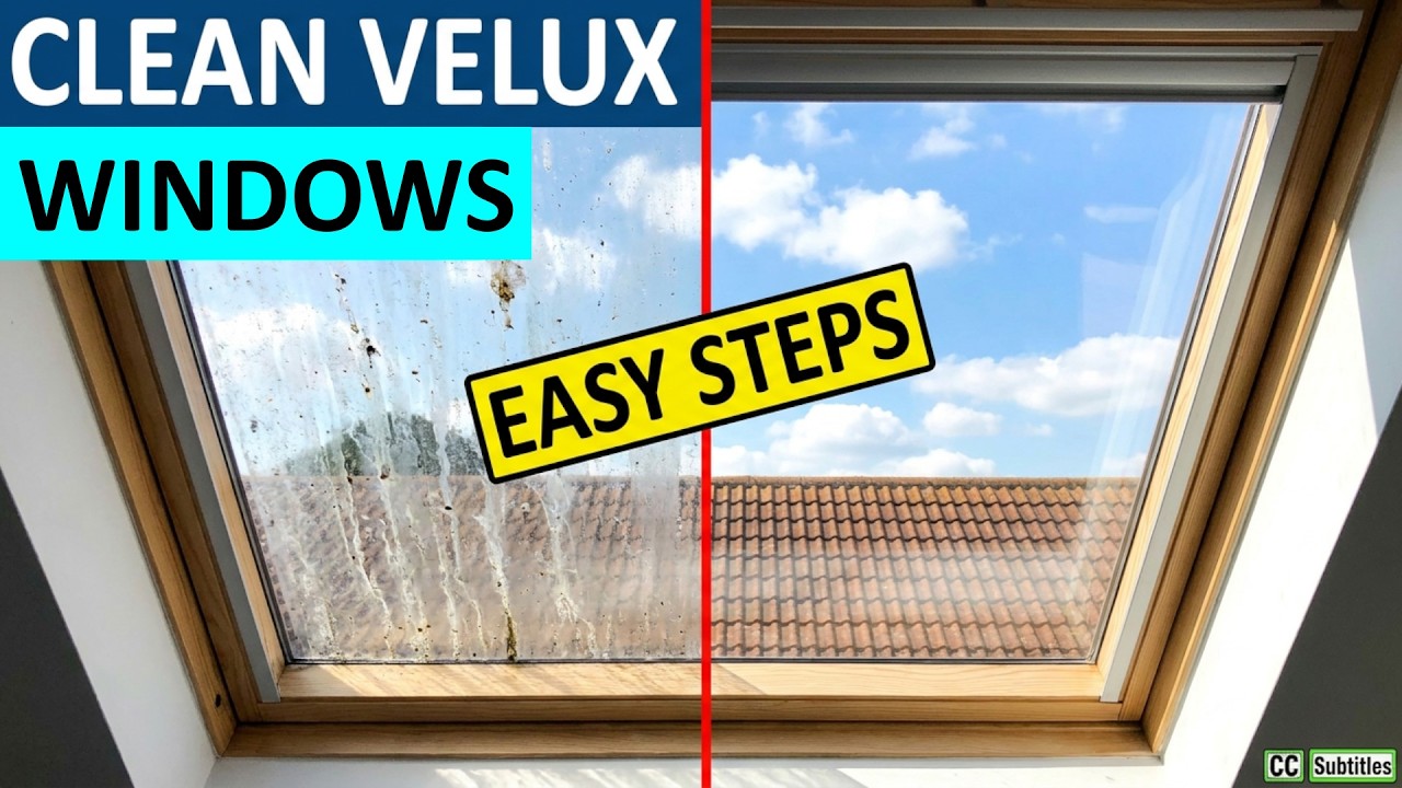 Как легко помыть окно Velux — Чистка мансардных окон Velux