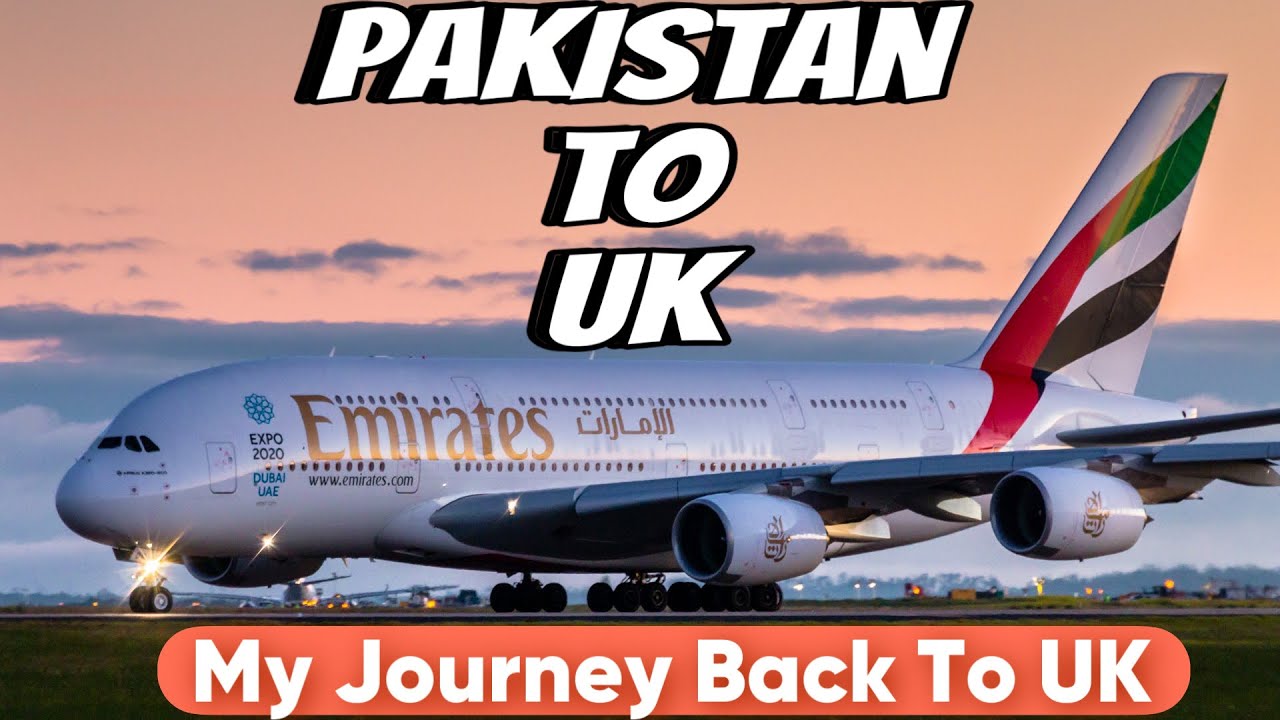 Pakistan to UK ✈️ | My Journey Back Home | Emirates Flight Full Vlog
