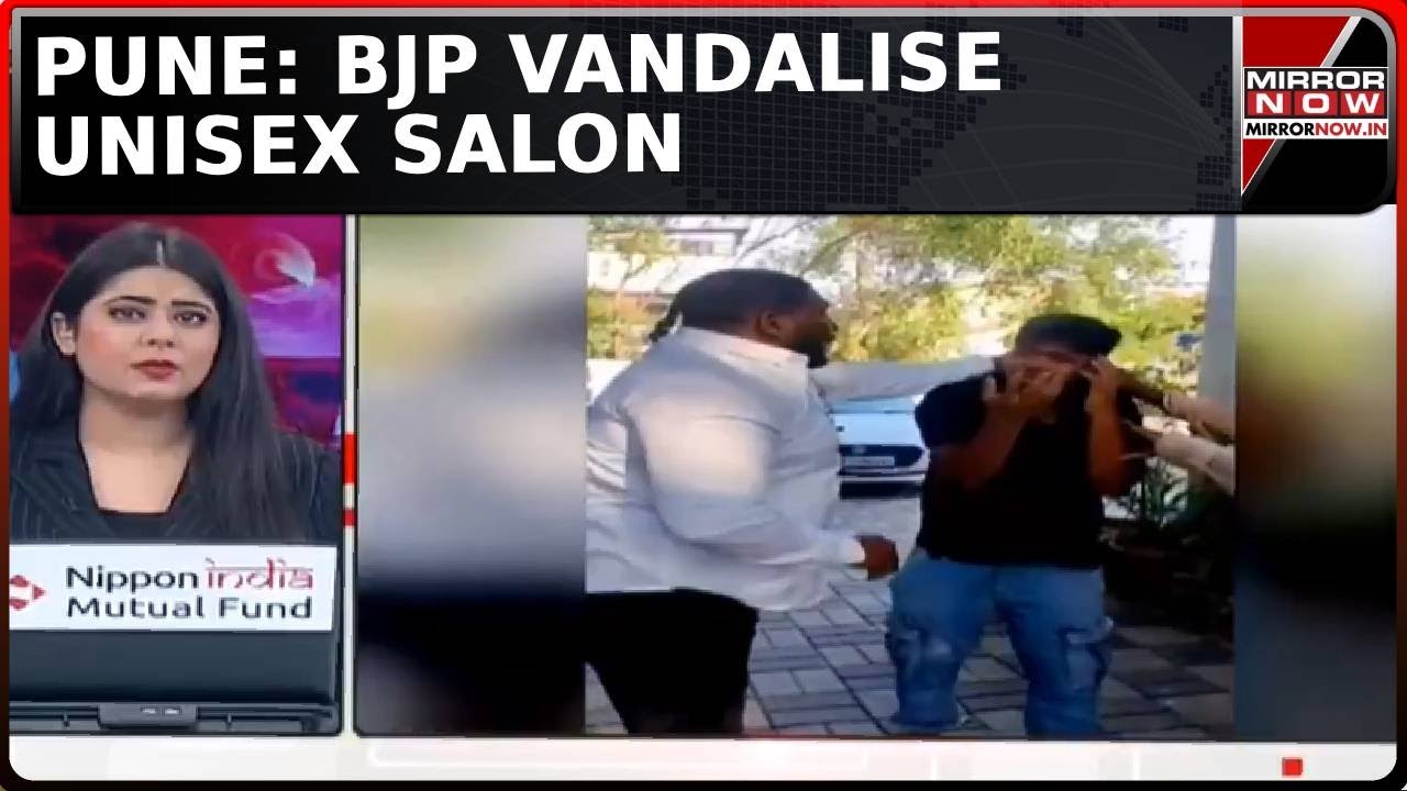 BJP Workers Assault Staff Members At Salon In Pune | Claim: Salon Involved In Love Jihad | Watch