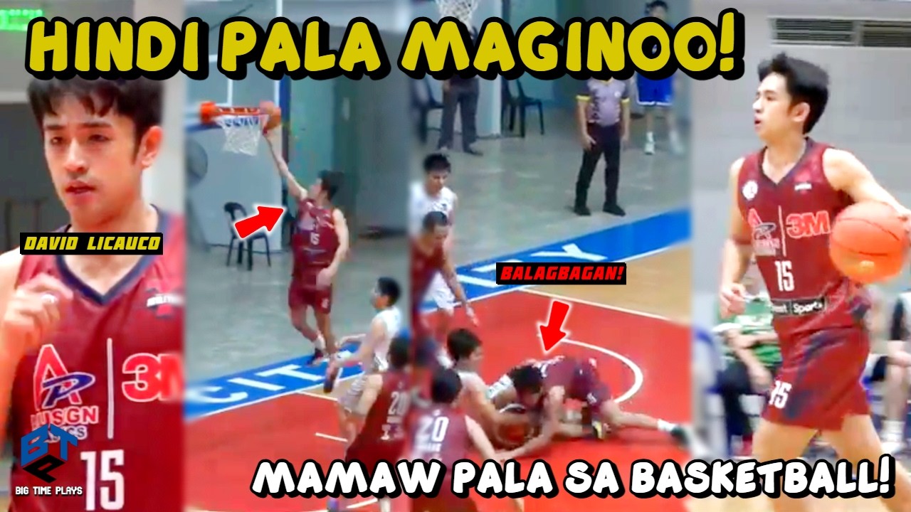 HALIMAW pala si David Licauco PAMBANSANG GINOO! Hindi pala maginoo pagdating sa basketball!