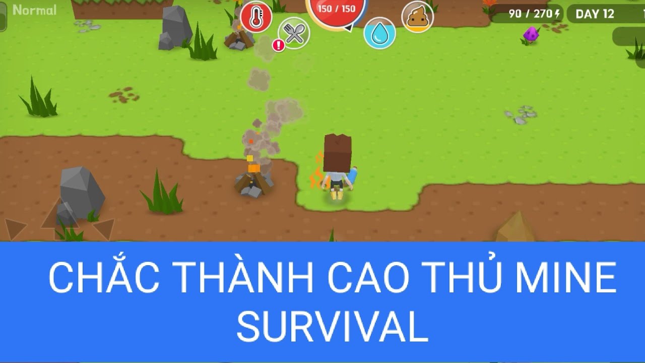 Mine survival - Chơi thế n&agrave;y ai chơi cho lại - Mine zombie