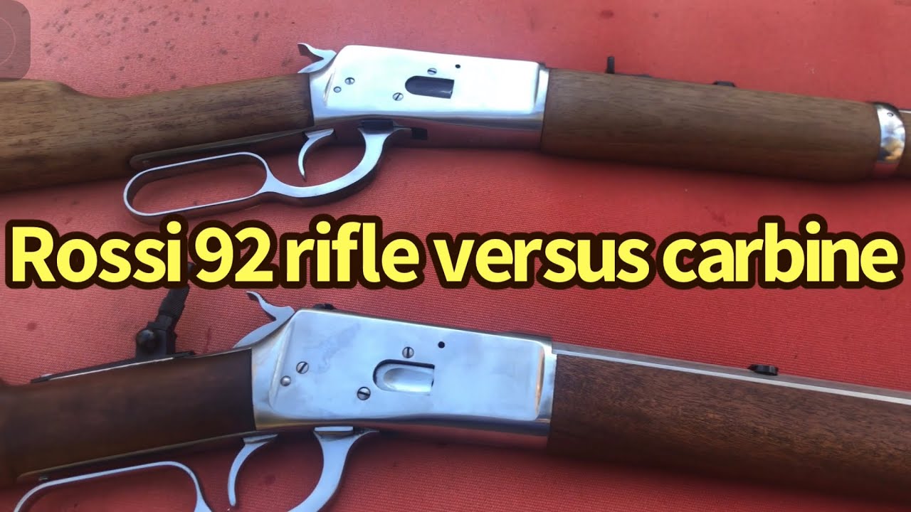 Rossi 92 rifle, One of the fastest Leverguns I have levered