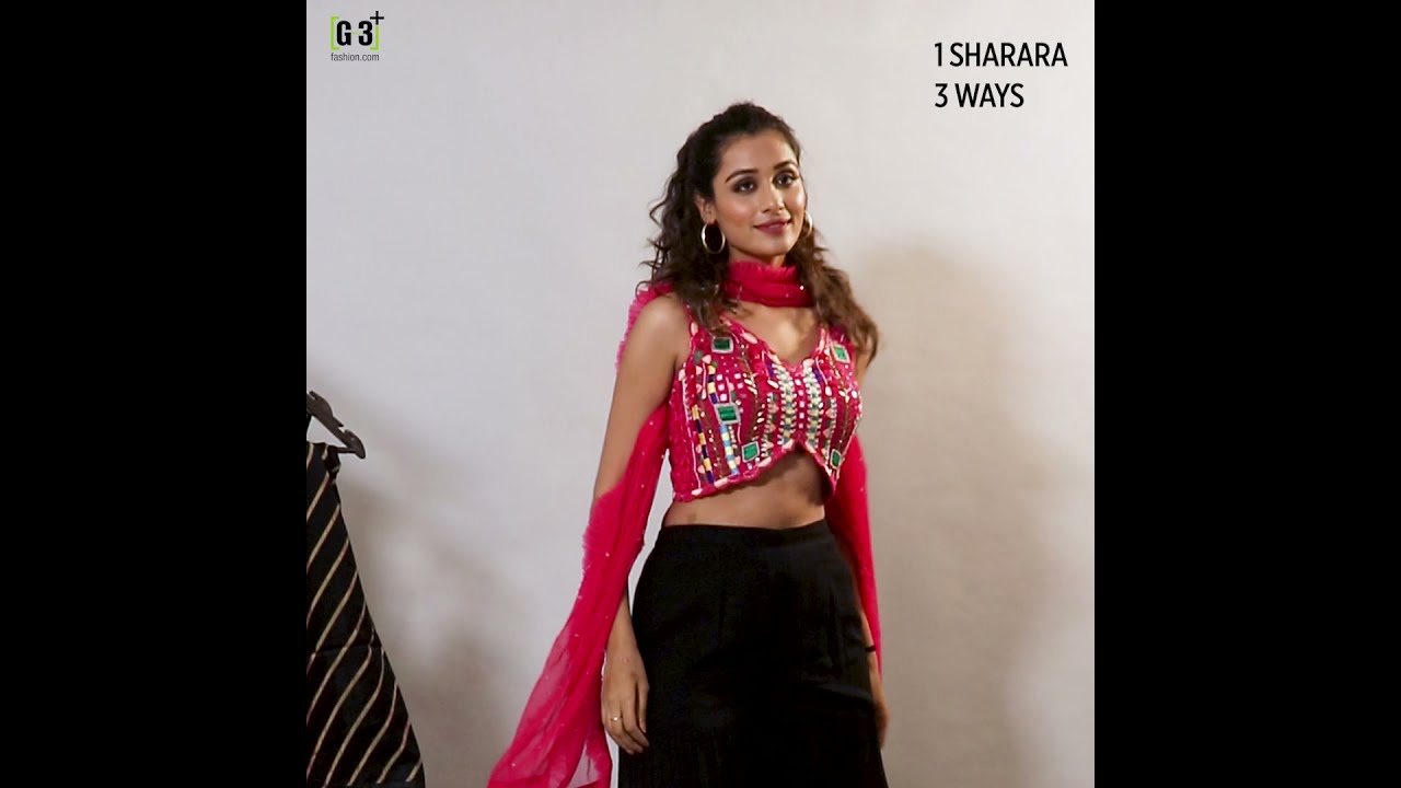 How to wear Sharara in different ways