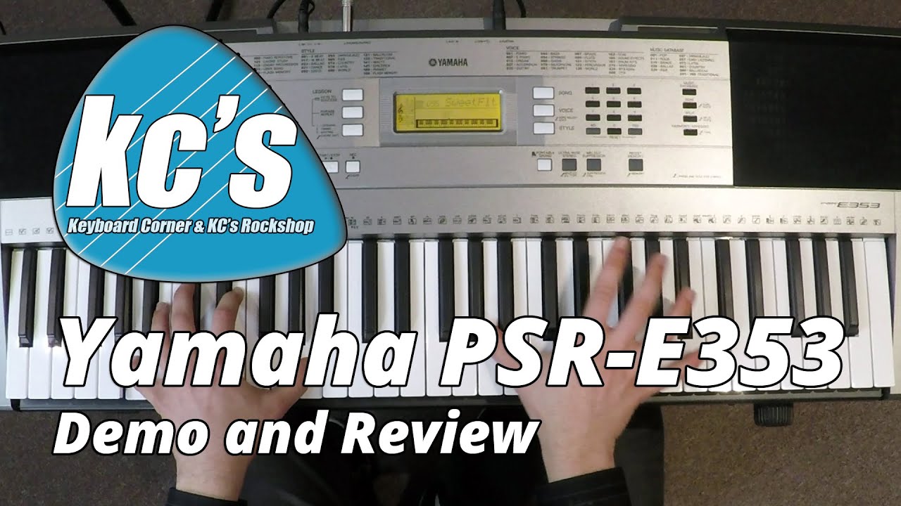 Yamaha PSR-E353 Demo