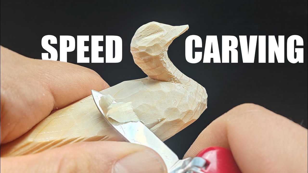 Knife Only Speed Carving: How Fast Can I Carve a Duck?