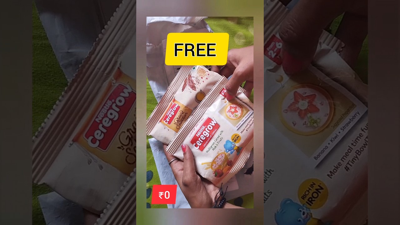 Получите БЕСПЛАТНЫЕ образцы от Nestle &mdash; акции на бесплатные образцы по акции ₹0 💥 #бесплатныйобразец