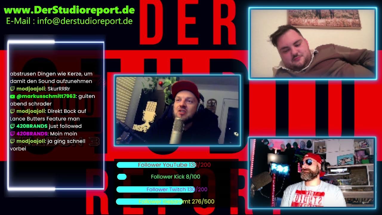 ReAltalK & Nice Vibes ! Der Studioreport Live !!!