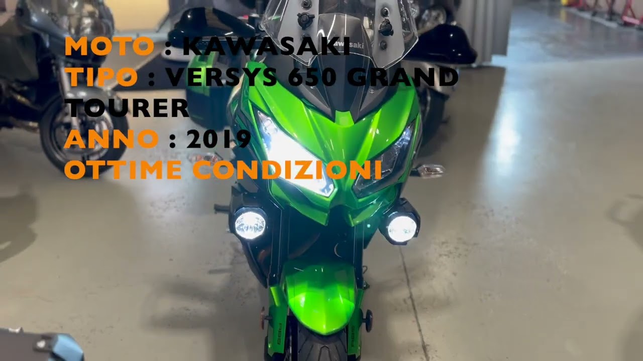 KAWASAKI VERSYS 650 GRAND TOURER 2019 usata in vendita EFFEMOTORS SRL