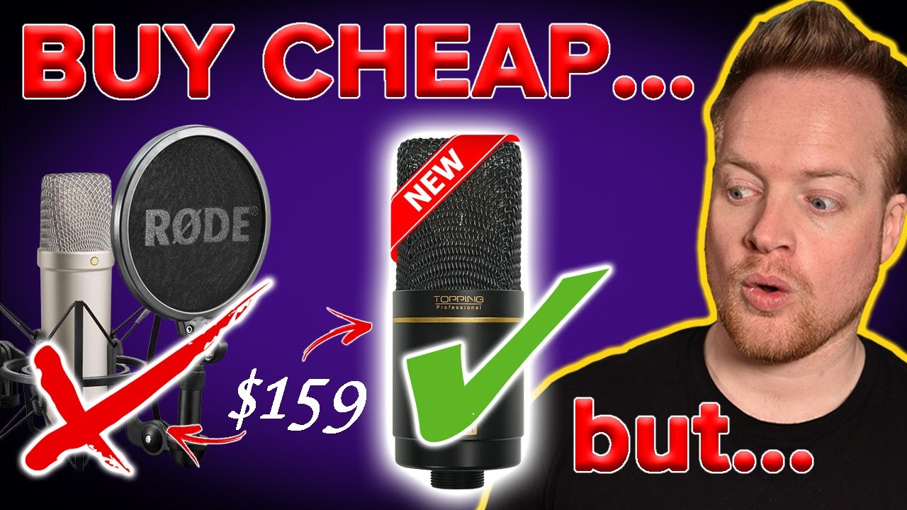 Cheap Mics Sound Harsh BUT They Don&rsquo;t Have To! | Topping CL101 Condenser Microphone Review
