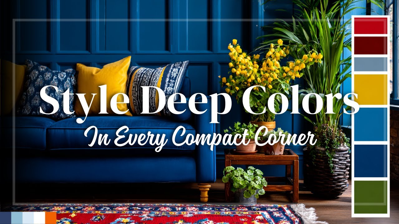 Styling a Jewel-Toned Apartment: Maximalist Ideas for Deep Colors in Compact Spaces