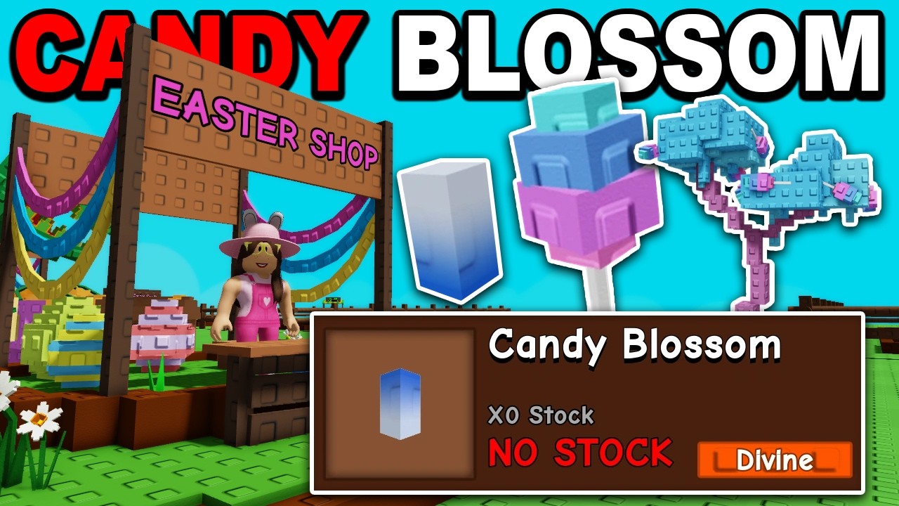 CANDY BLOSSOM ВЕРНУЛАСЬ!? (Пасхальное обновление) в игре Grow a Garden на ROBLOX