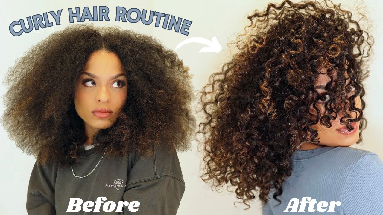 Curly Hair Routine - CourtneysCurls Hair Cut Edition