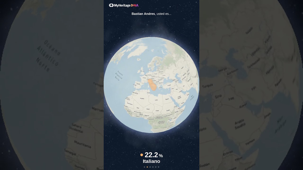 My DNA Heritage results, Chilean
