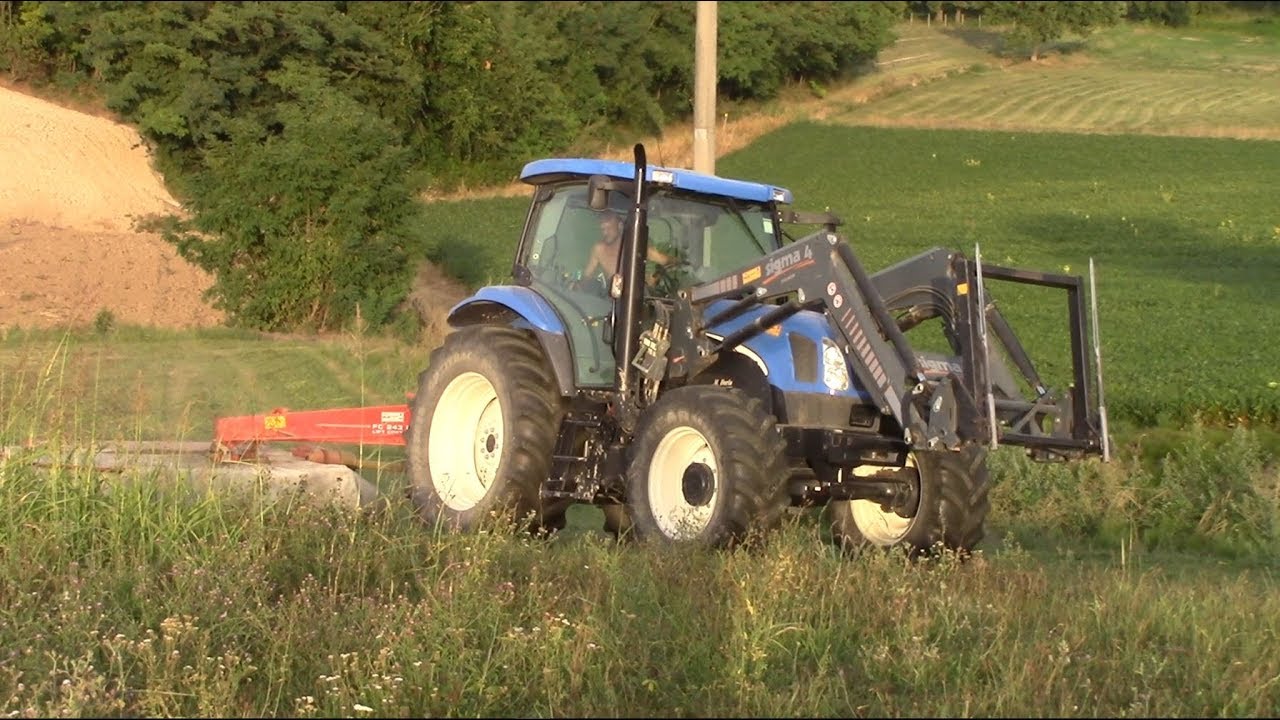New Holland TS 115A & Kuhn FC 243R | Fienagione 2017 | Agriculture-Real | FHD