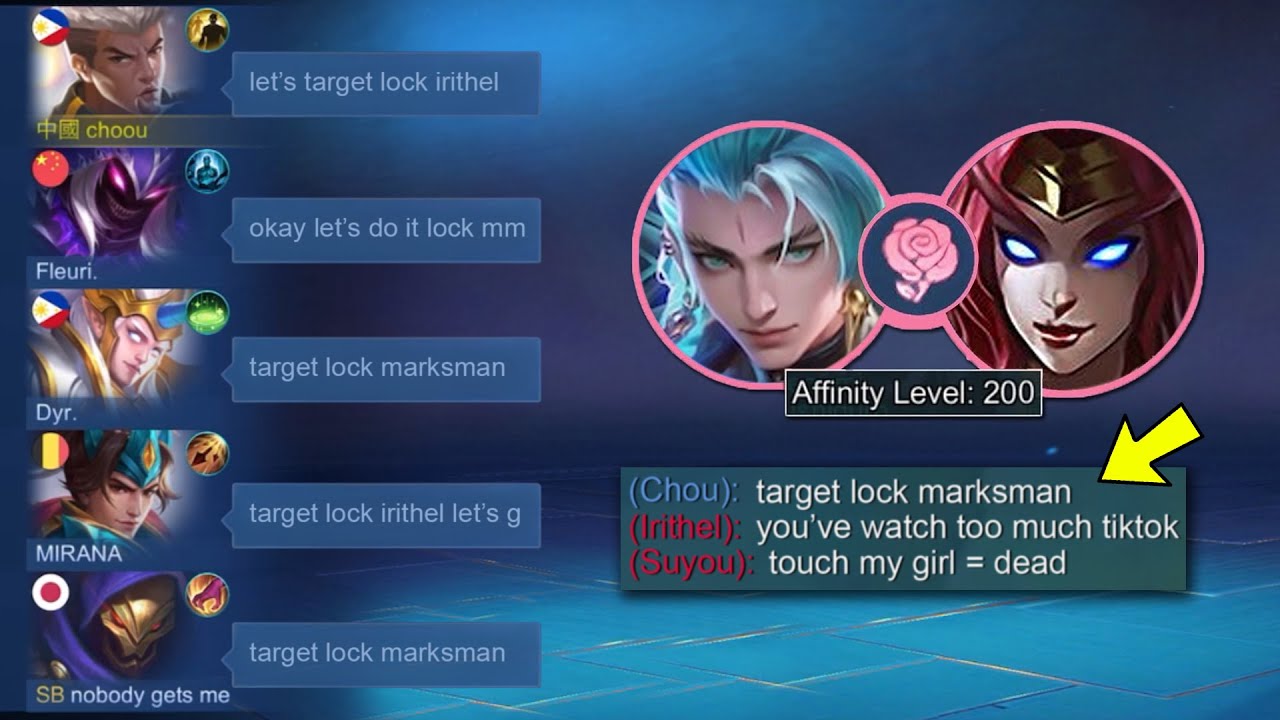 TARGET LOCK PT.2!! WE TARGET LOCK HIS GIRLFRIEND AND THIS HAPPENED... - Mobile Legends
