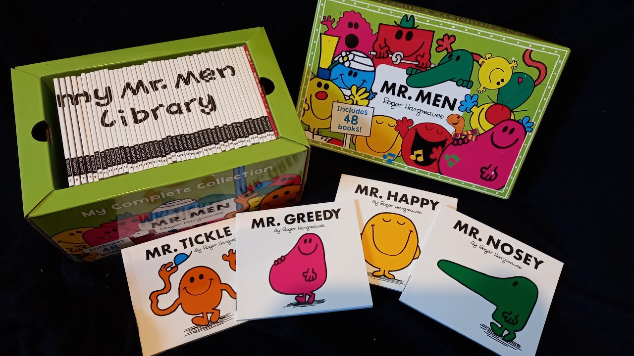 Mr Men My Complete Collection Box Set 48 Books Unboxing | Roger Hargreaves, Adam Hargreaves
