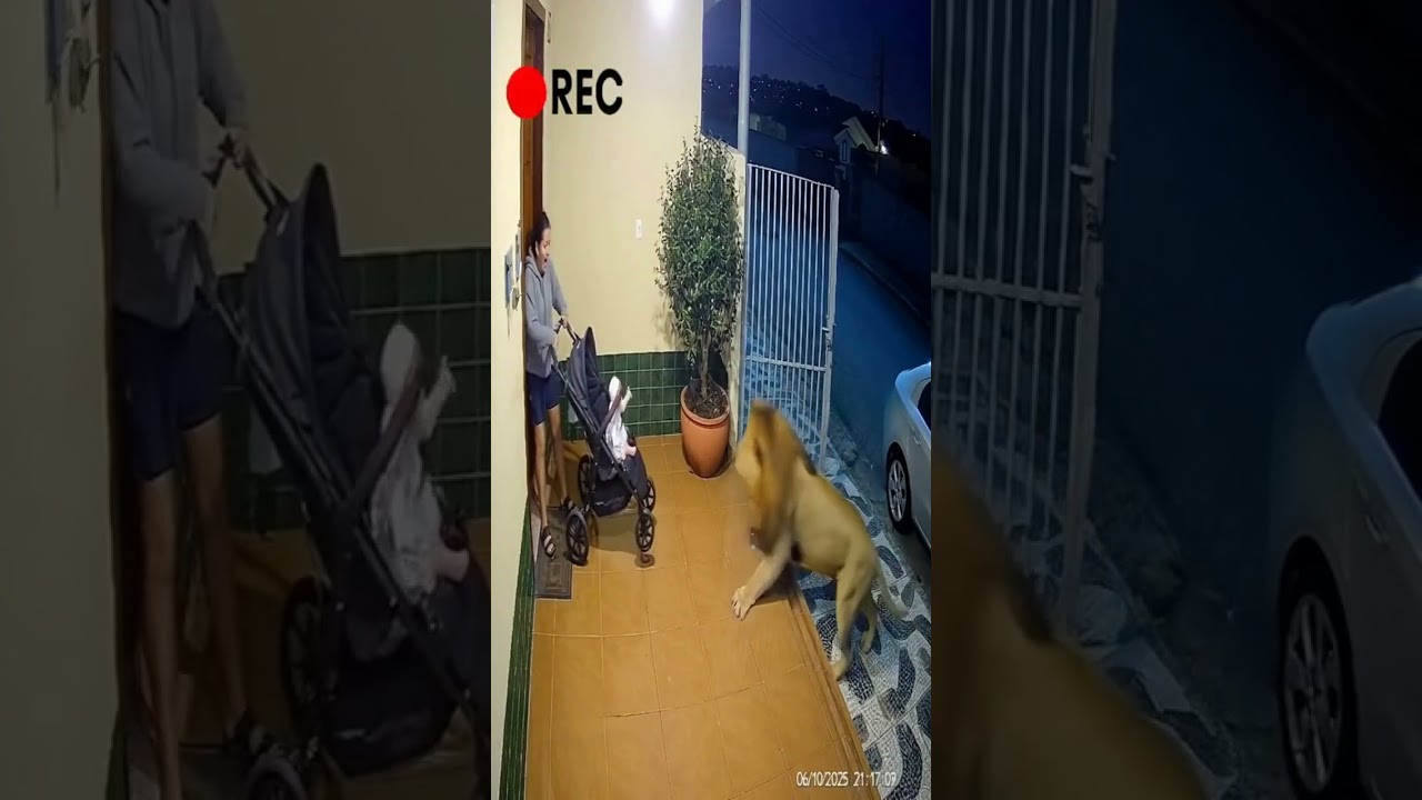 Le&atilde;o atacando #cam #video #mulher #terror #shorts