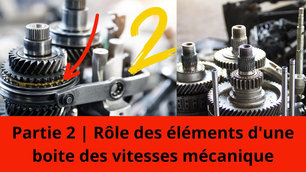 Partie 2 | Rôle des éléments d'une boite des vitesses mécanique