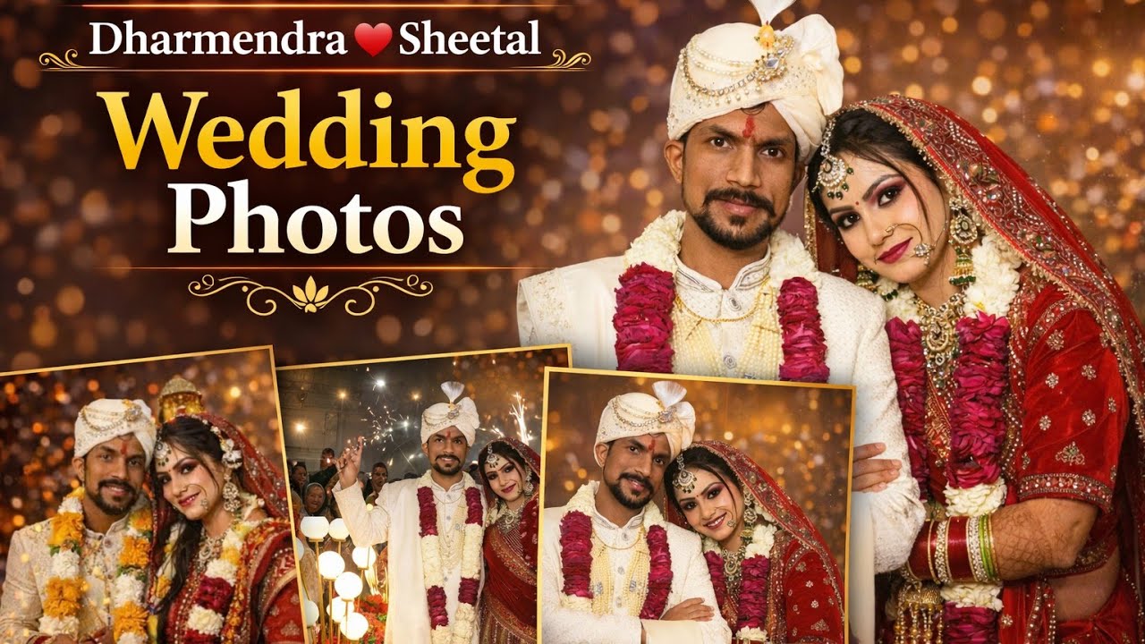 Dharmendra Sheetal wedding photos