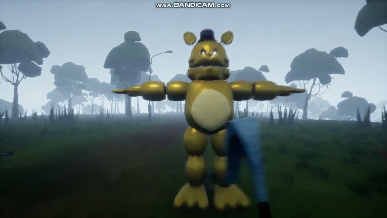 Hello neighbor Only 2 rooms but the neighbor is FREDBEAR.