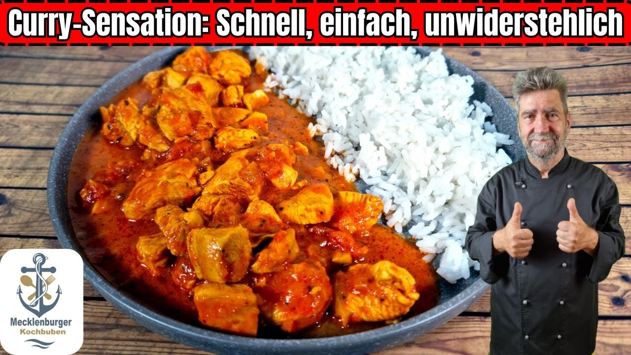 Perfektes H&auml;hnchen Curry in 20 Min! 🔥 Einfaches Rezept