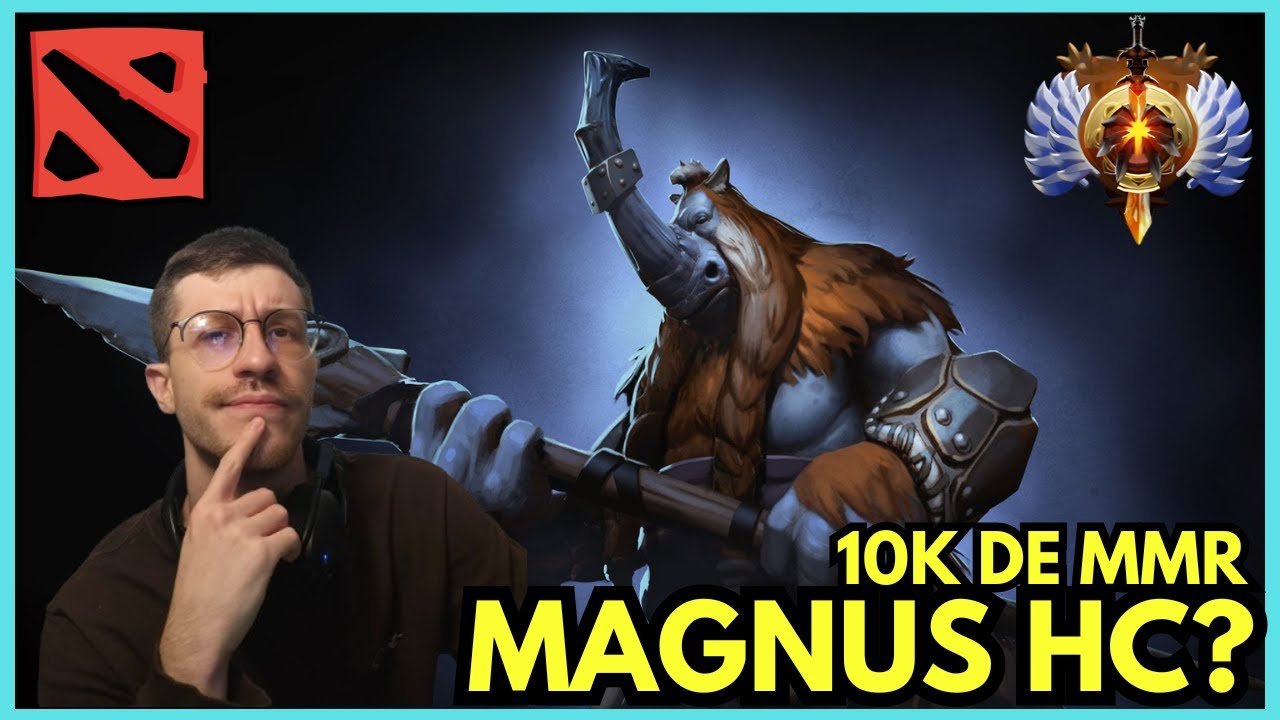 JOGUEI DE MAGNUS CARRY??? Patch 7.39b... 10k de MMR... #dota2brasil #dota2