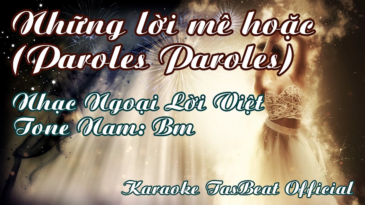 Karaoke Những Lời Mê Hoặc Tone Nam | TAS BEAT