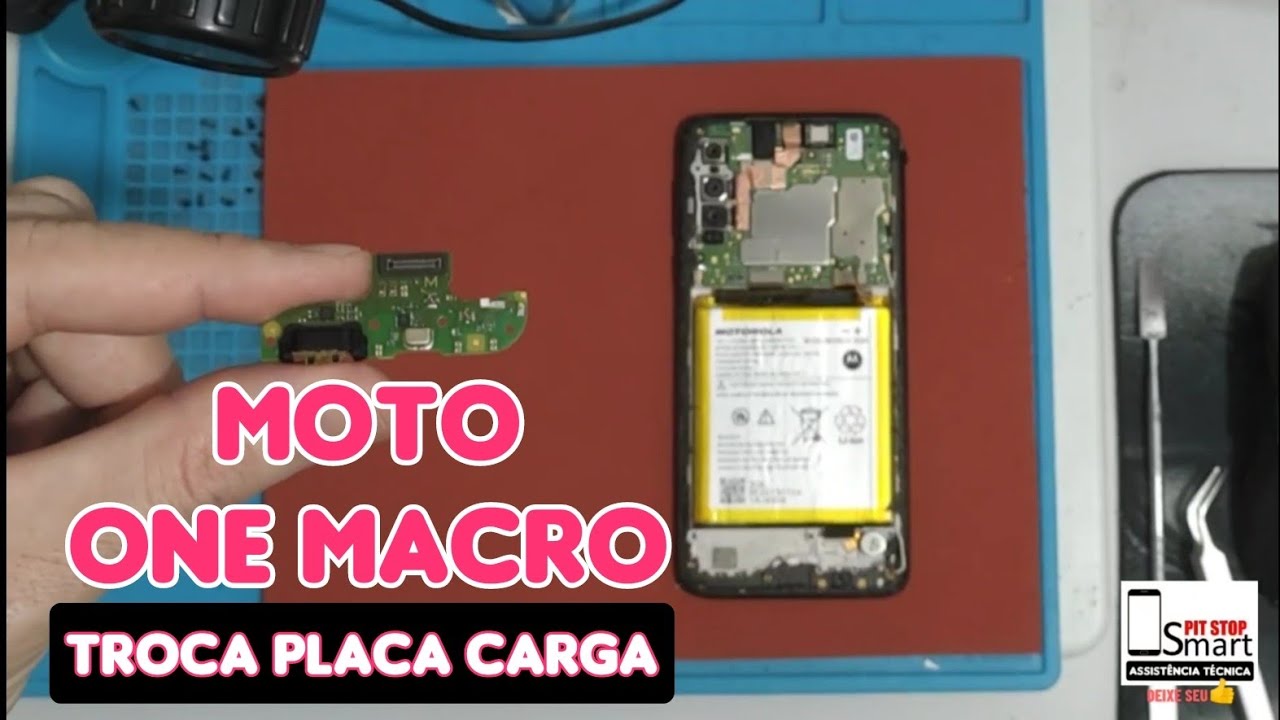 Troca de Conector de Carga Moto One Macro XT2016