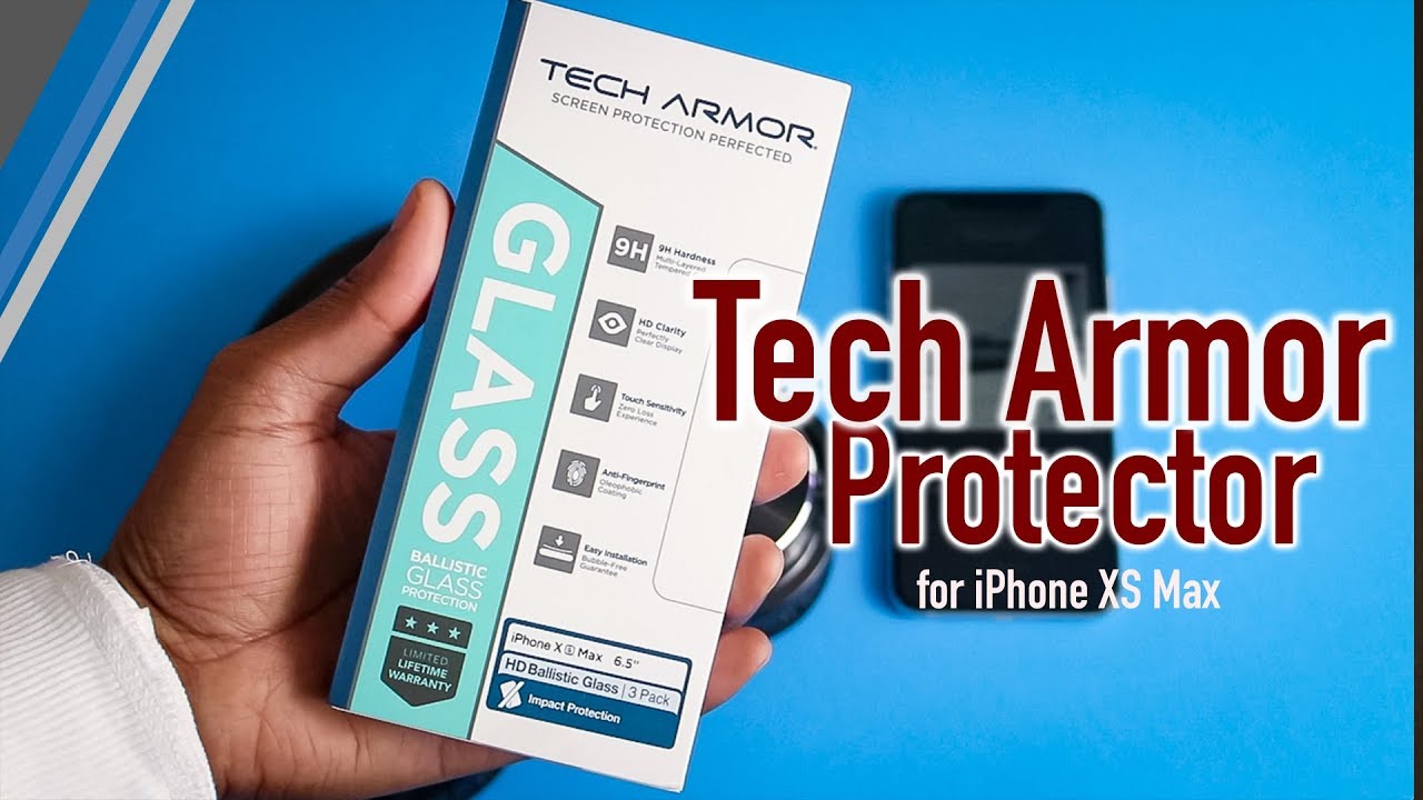 iPhone XS Max Tech Armor Screen Protector