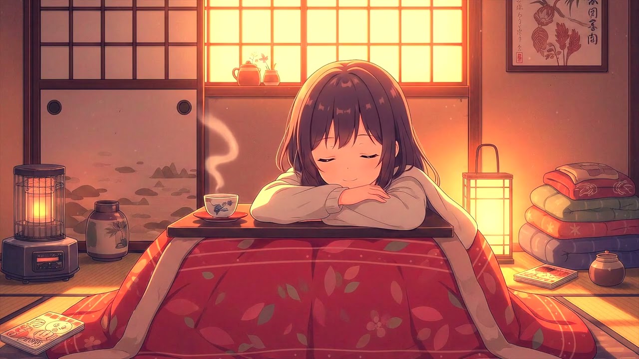 Girl Sleeping Warmly | Smooth Lo-Fi Beats for Late Night Focus
