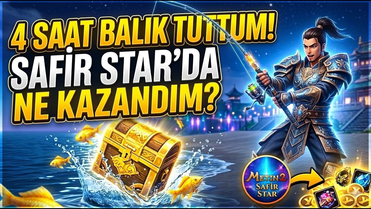 4 SAAT BOYUNCA ARALIKSIZ BALIK TUTTUM! 🎣 SAFİR STAR'DA PARA KAZANMAK.