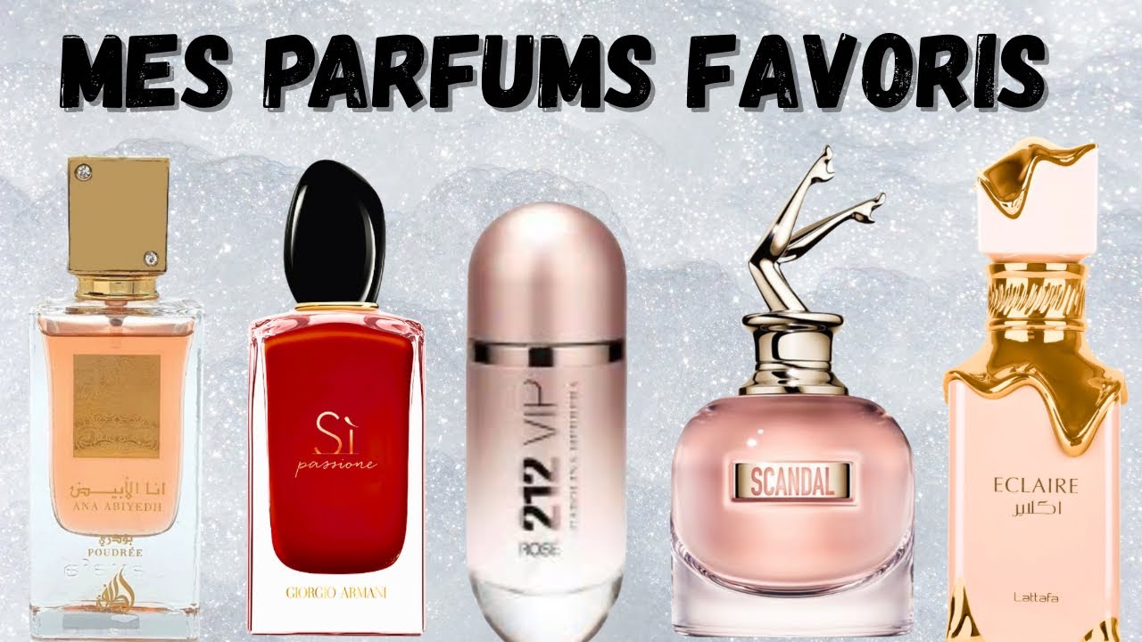Mes parfums favoris et aussi les plus complimentés 💞