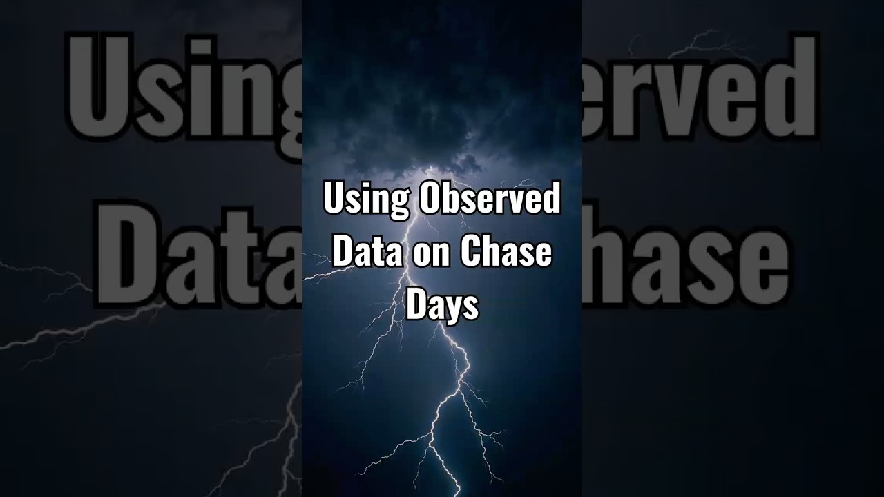 🤓🌪 Using Observed Data on Chase Days #shorts #stormchasing #weather