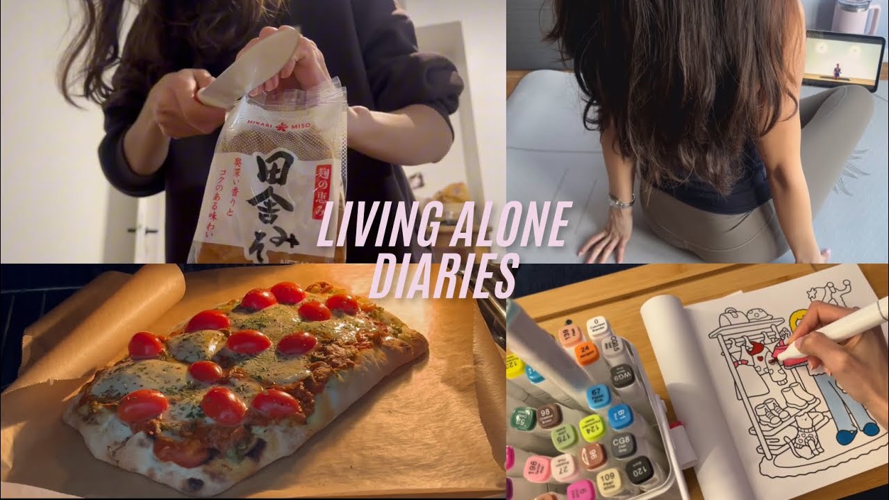 A DAY IN MY LIFE✨🍜 home cooking, work, yoga. Quiet & slow life. *Realistic* diaries ASMR