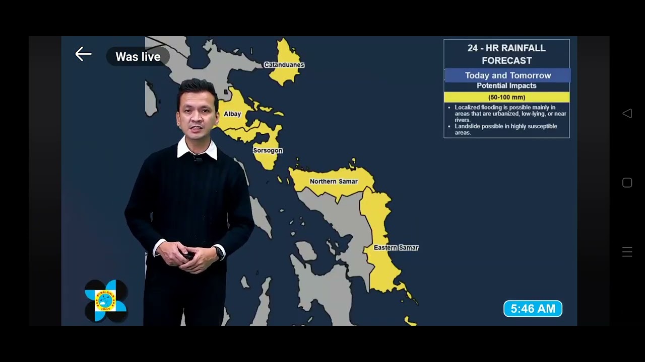 PAGASA: SHEAR LINE ANG MAGDADALA NG PAG-ULAN SA BICOL REGION AT EASTERN VISAYAS #weather #dostpagasa