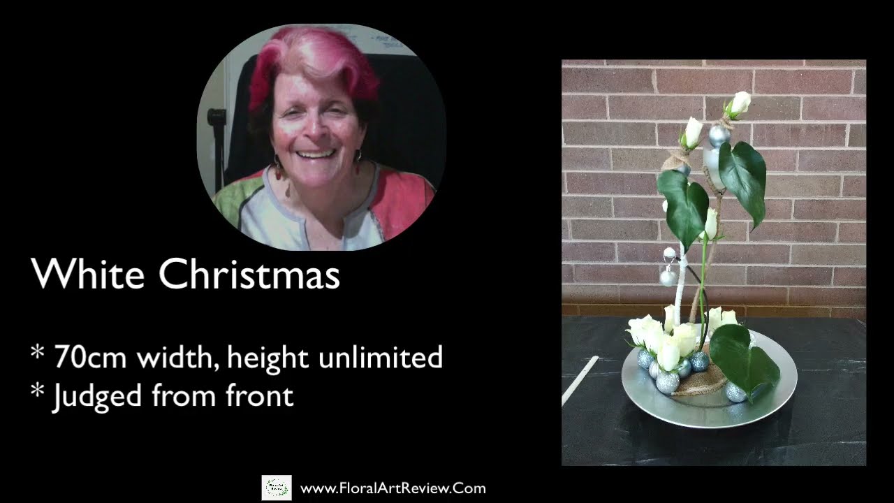 Floral Art Design Review - White Christmas