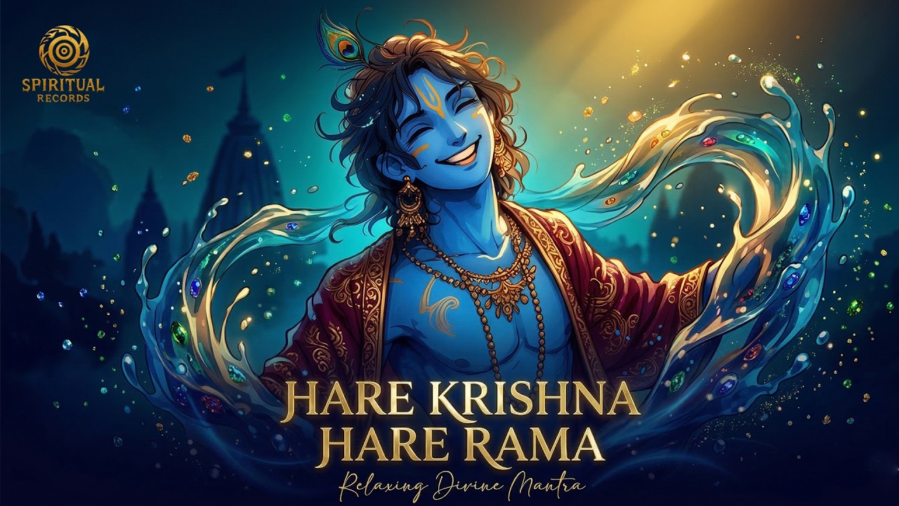 Hare Krishna Hare Rama 🕉️ | Mahamantra Chanting | Peaceful Meditation | 4K Devotional Video