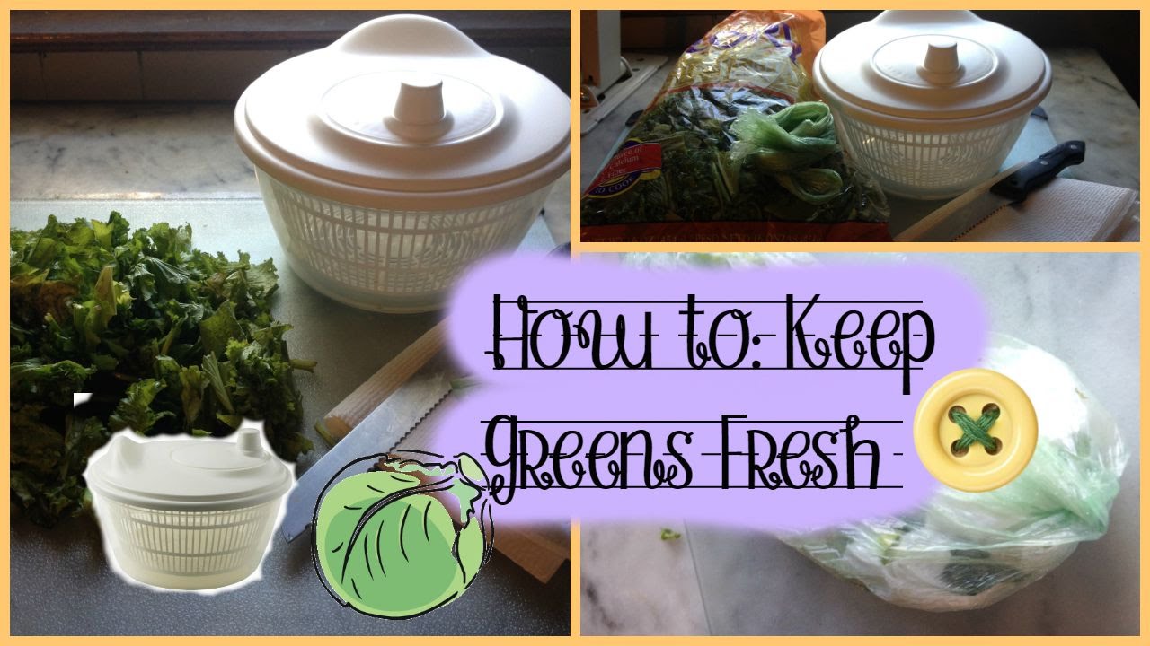 HOW TO: MAKE GREENS LAST LONGER!