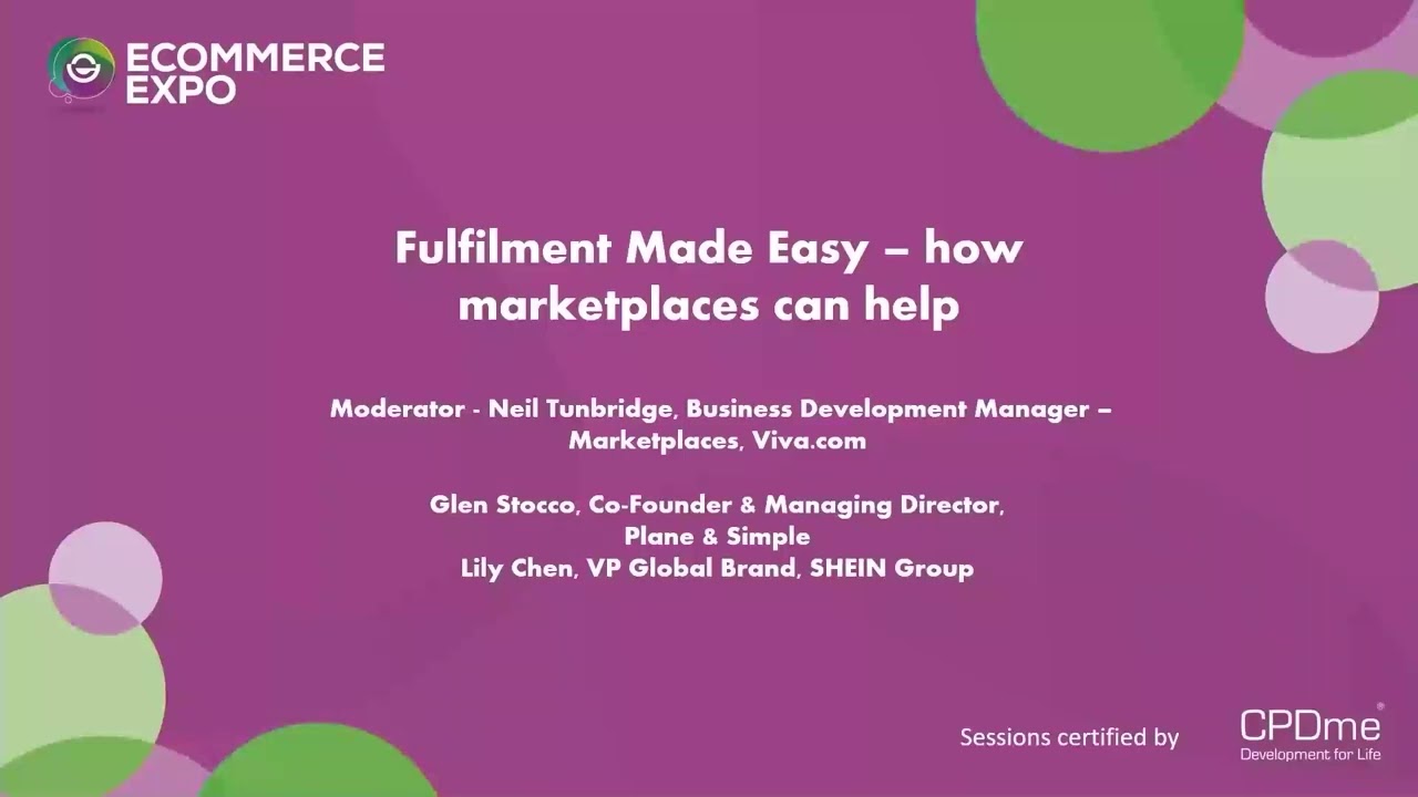 Fulfilment Made Easy – how marketplaces can help