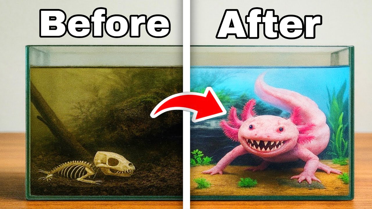 I Transformed an Abandoned Axolotl’s Home!