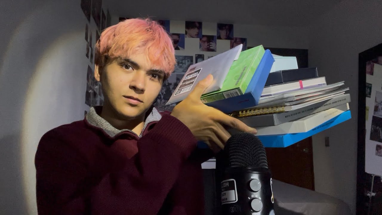 (ASMR) Mi colección de Álbums de Kpop + Tapping y sonidos relajantes 🤍