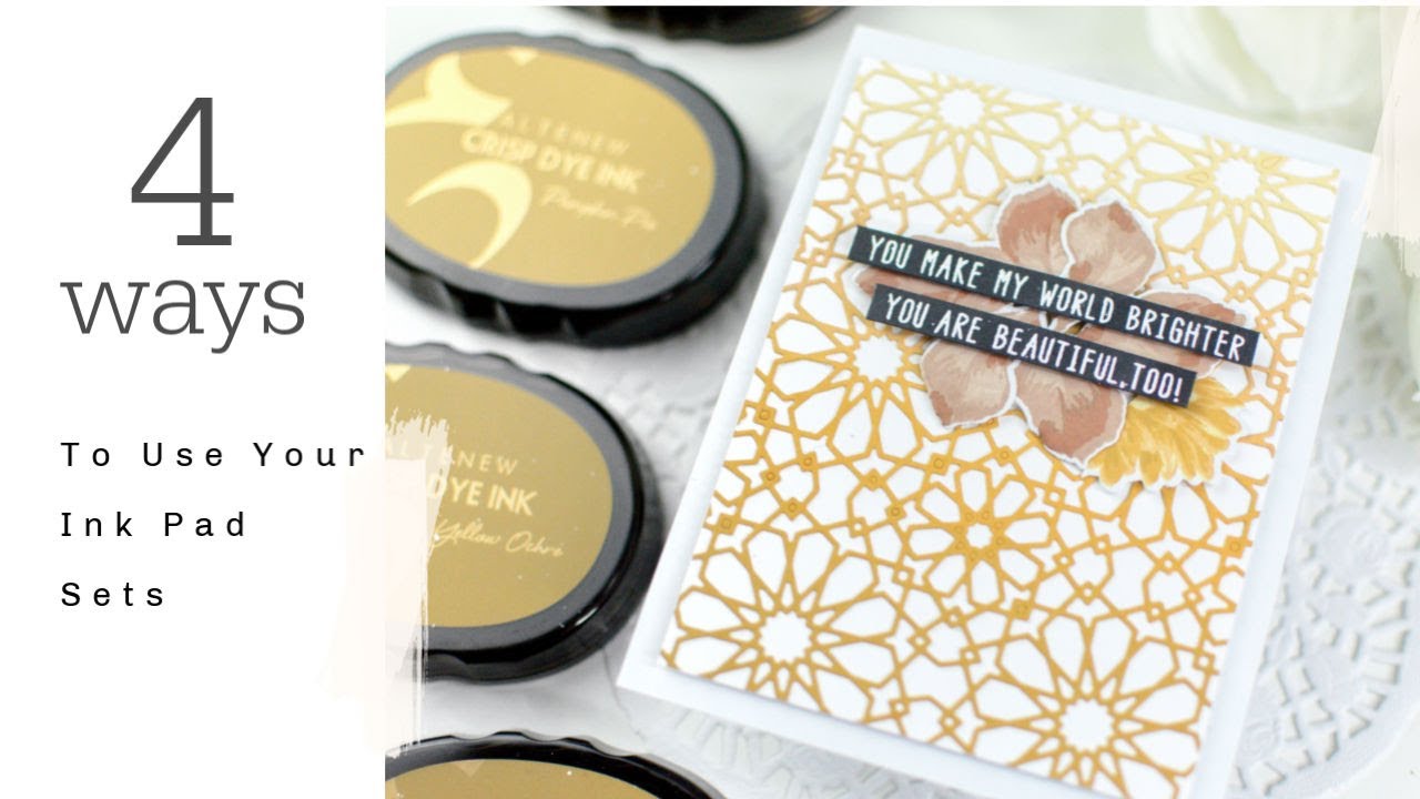 4 Ways To Use Your Ink Pad Sets - Altenew Ink Release