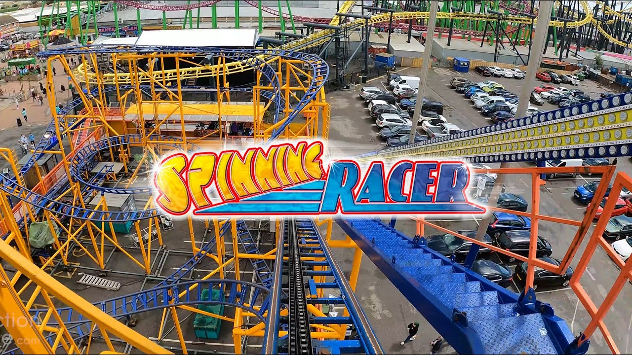 Spinning Racer [4K] Multi-Angle On Ride POV - Fantasy Island