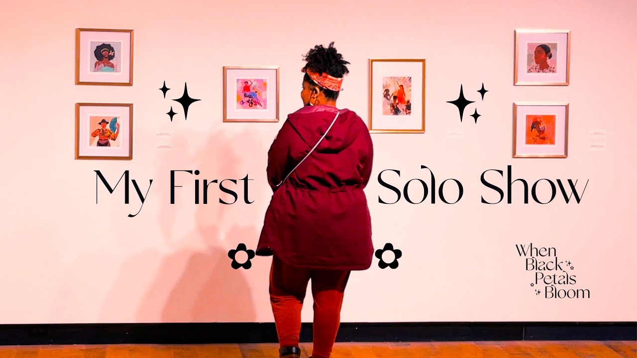 Journey to my first solo art exhibition | Jan vlog