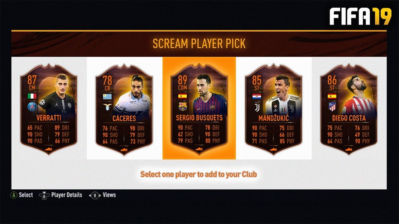 SCREAM CARD IN PLAYER PICK PACK! - FIFA 19 Ultimate Scream Team