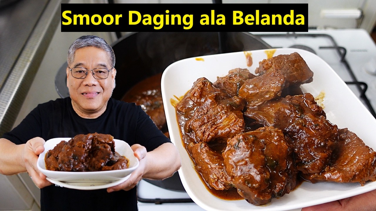 Semur daging sapi untuk lebaran dagingnya sampai lumer di mulut (smoor ala Belanda)