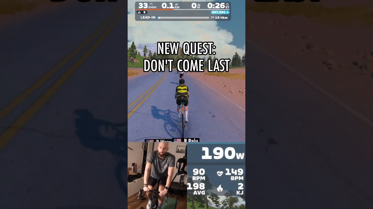POV: Ваша вторая гонка Zwift